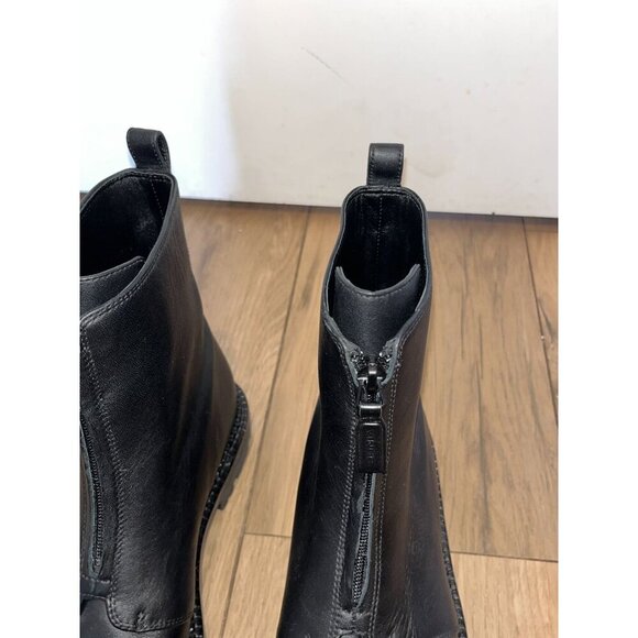 NEW!! Vince Cabria Water Resistant Front Zip Boot in Black Women's Size 7.5 - Picture 6 of 14